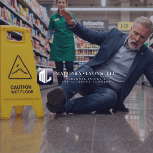 Biloxi Slip and Fall Lawyer assisting client after supermarket accident.