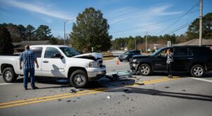 Injury Crash at Government St Near Oyster City Brewing Co